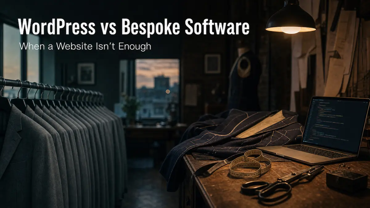 WordPress vs Bespoke Software: When a Website Isn’t Enough